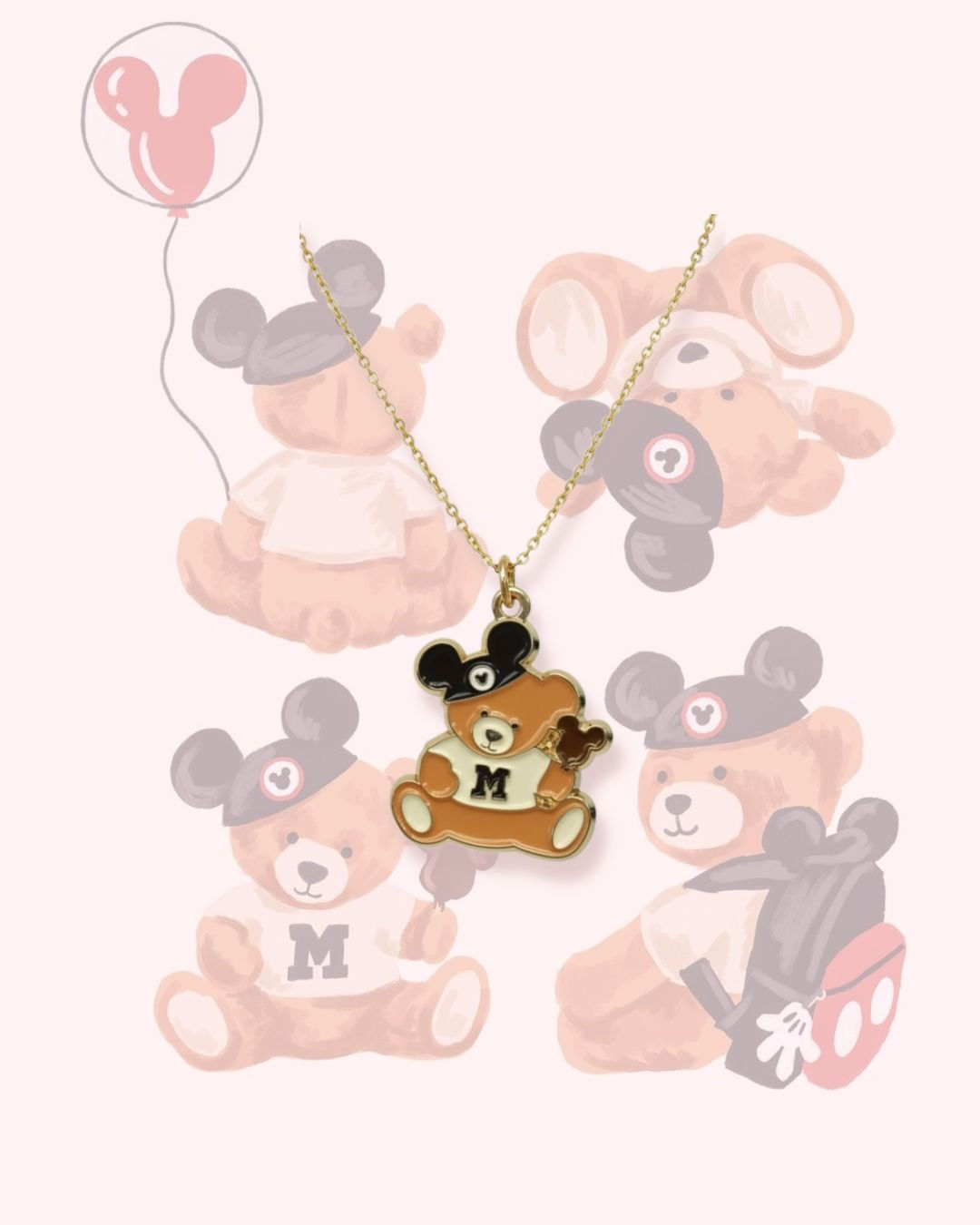 Main Street Teddy necklace