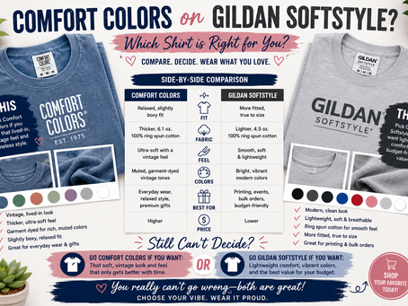 Comfort Colors vs. Gildan: Which T-Shirt Is Better in 2026?