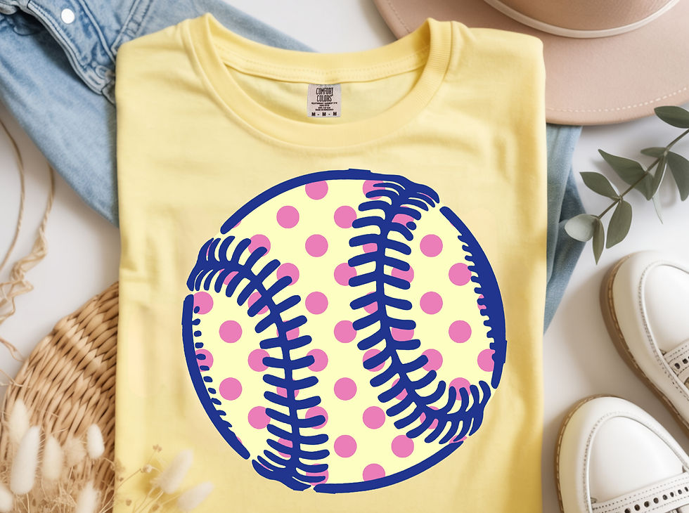 Colorful Baseball Graphic Tee | Trendy Mom Game Day Shirt with Multiple Patterns