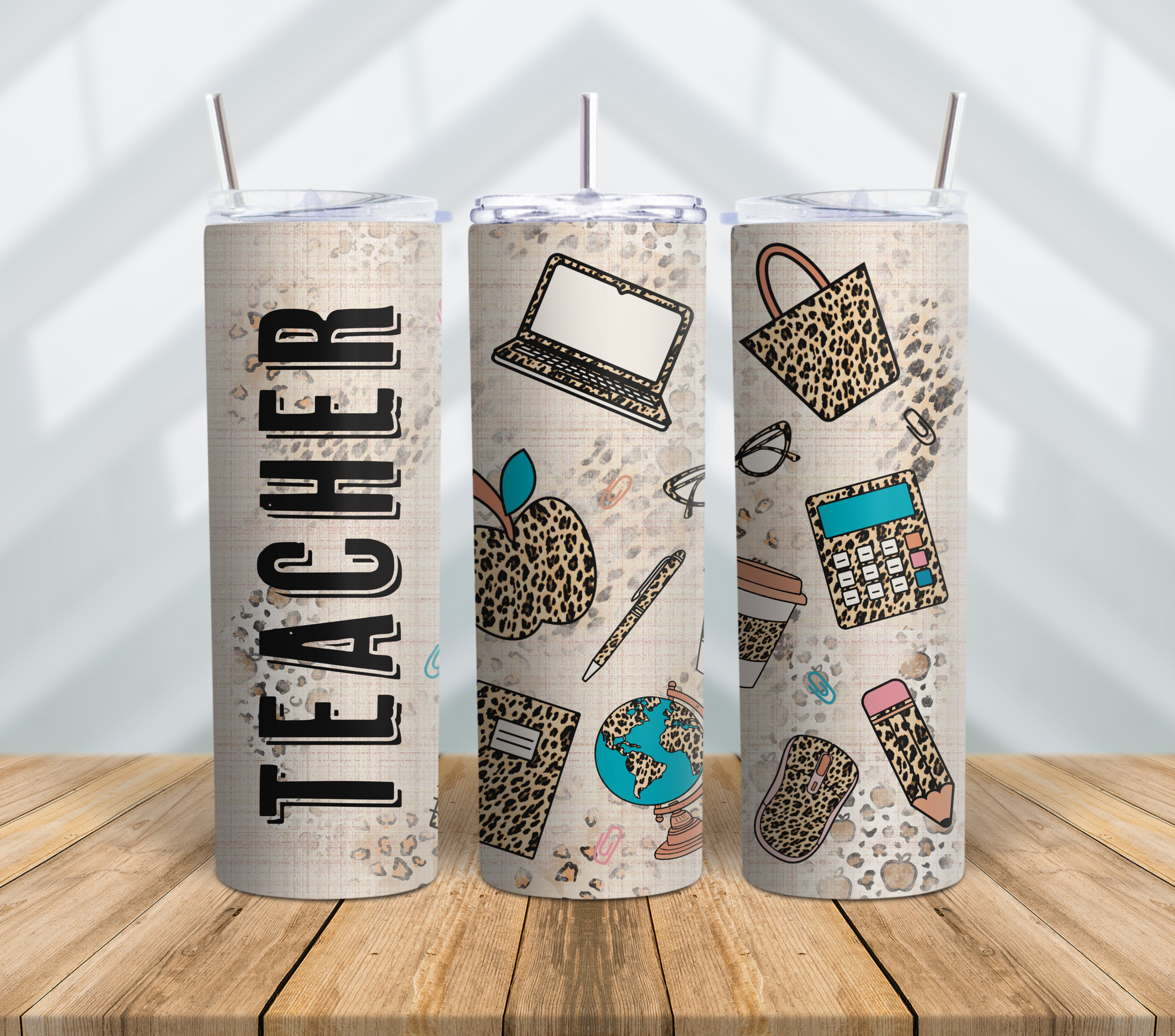 Leopard Teacher Tumbler Cup – Trendy Teacher Gift, Teacher Appreciation Gift