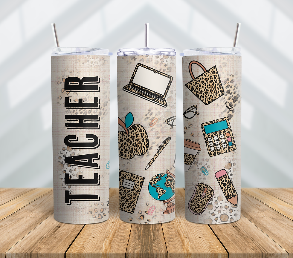 Leopard Teacher Tumbler Cup – Trendy Teacher Gift, Teacher Appreciation Gift