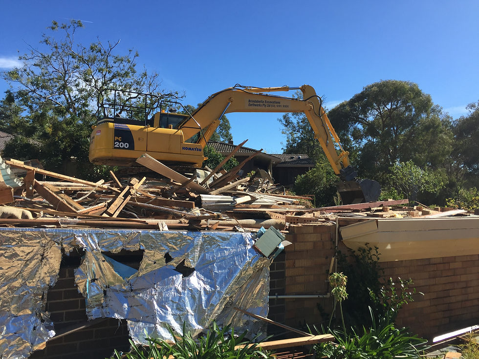ACT house demolition