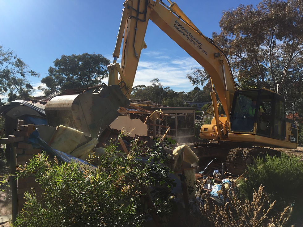 20t excavator demolition