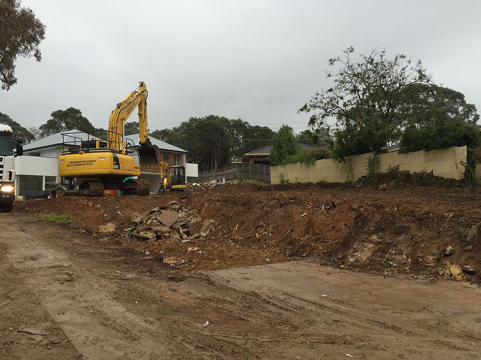 Ripping up concrete drive way