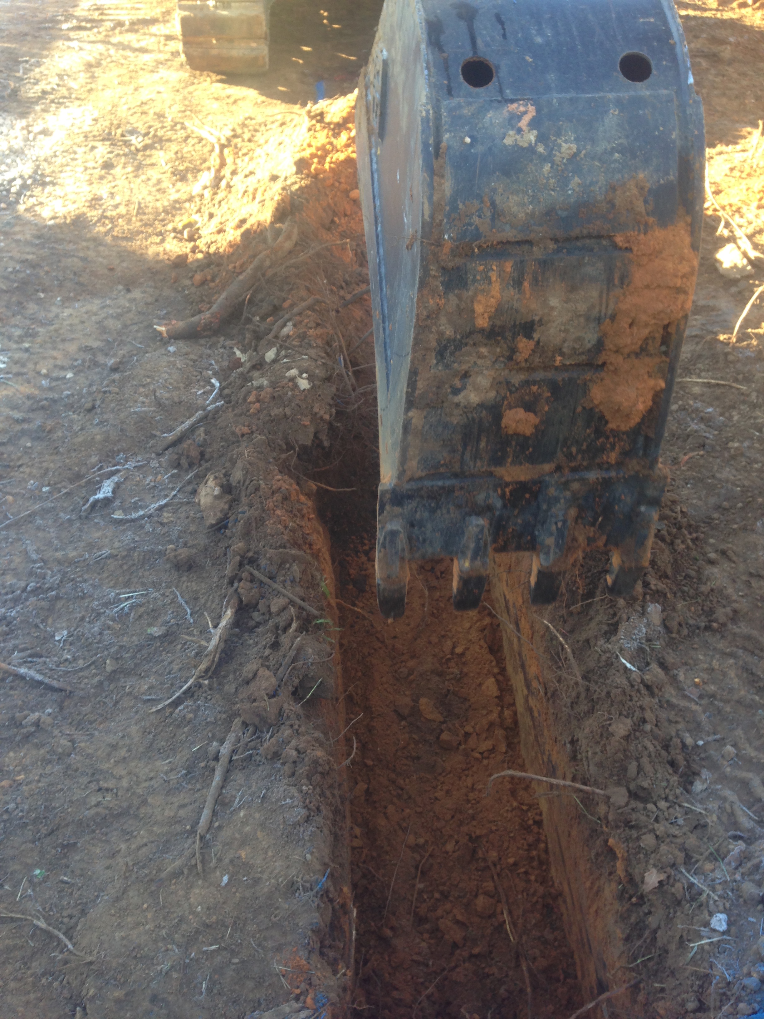 Strip footings