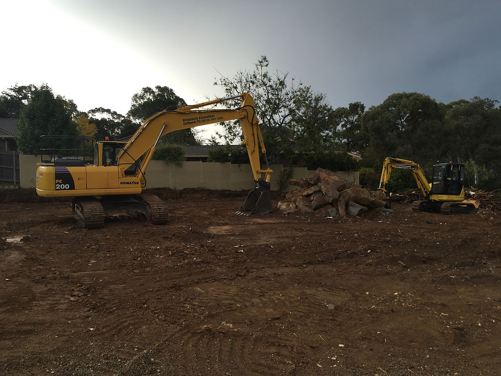 Excavator hire canberra