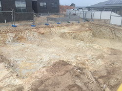 Site cut done