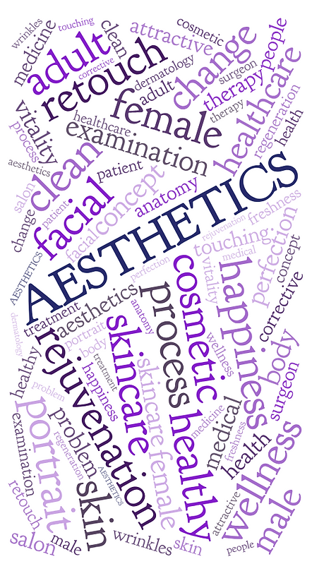 Aesthetic wordcloud