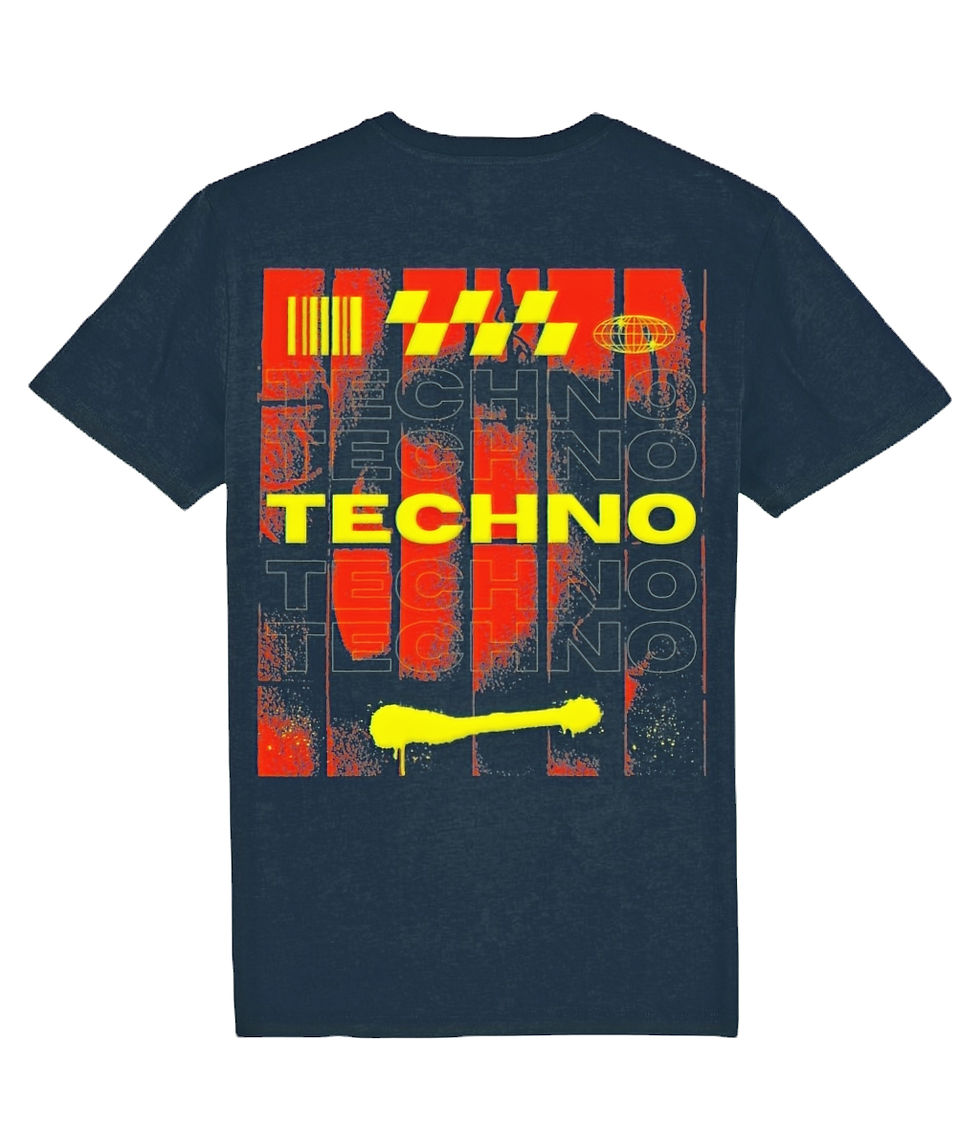 MFA Techno Cage Tee (French Navy)