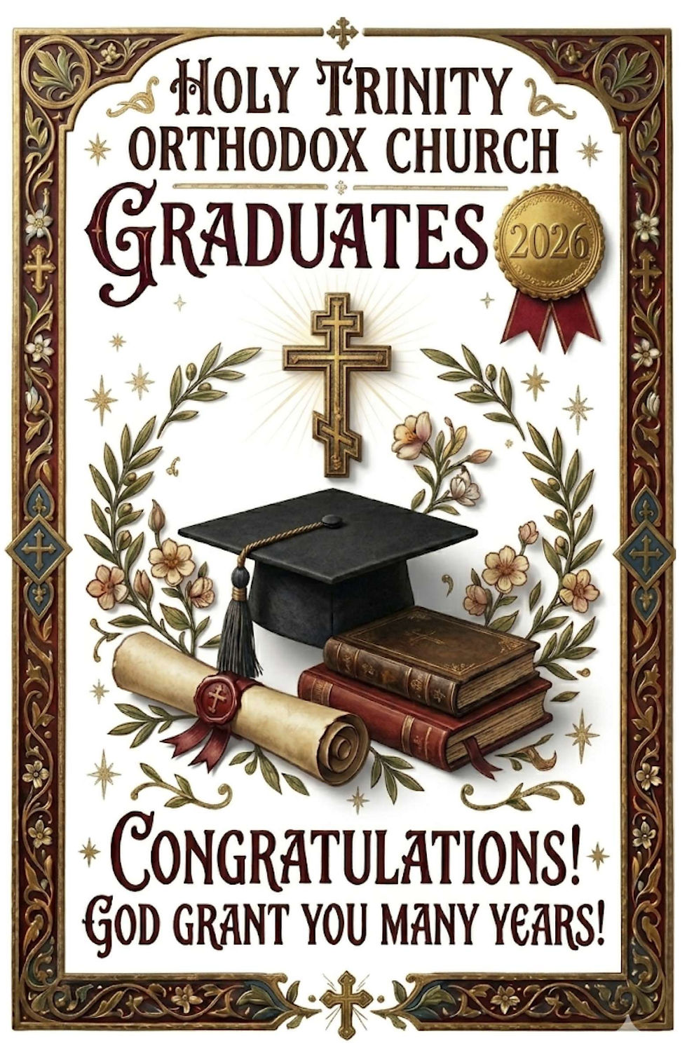 Holy Trinity Graduates - Congratulations