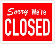 Sorry We're Closed logo