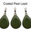 Thumbnail: Coated Flat Pear Carp Lead