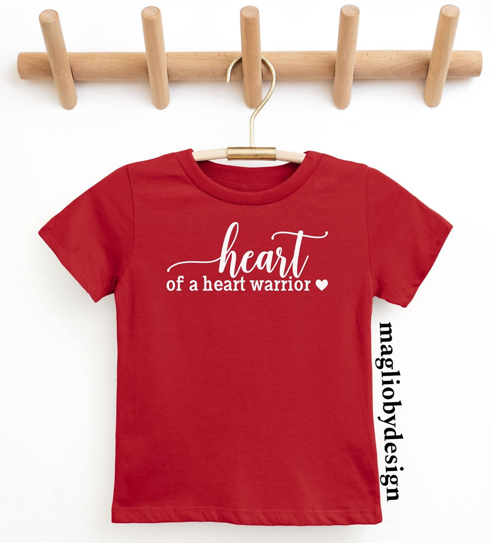Thumbnail: Heart of a warrior tshirt | Chd awareness shirt | CHD
