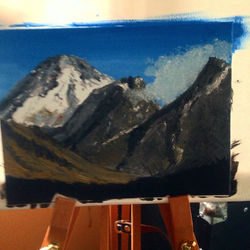 Pequeño paisaje andino