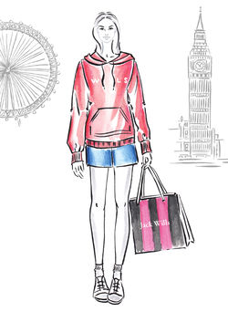Fashion sketch Jack Wills
