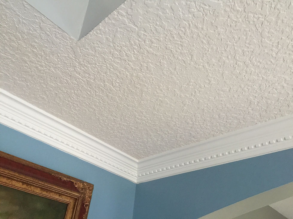 New Ceiling Texture and Paint