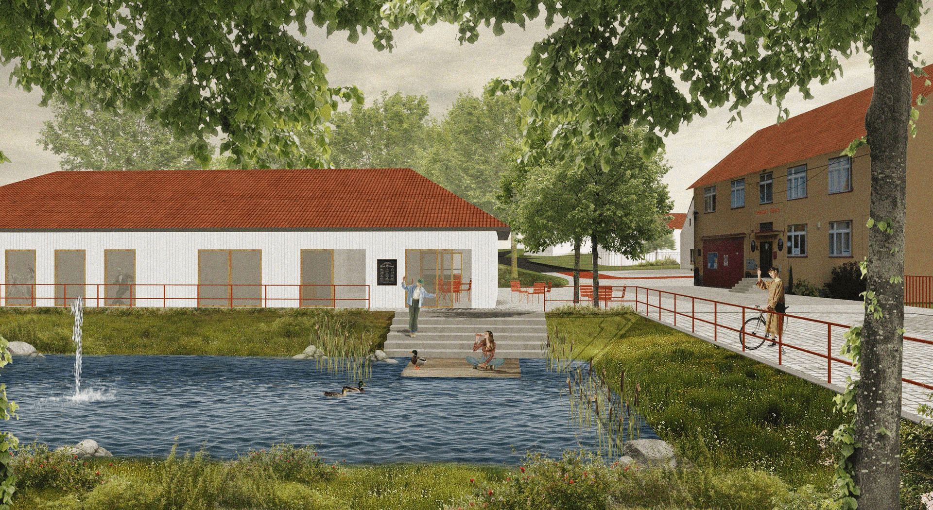 Obec zeširoka, i v detailu