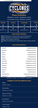 Evaluation Results For Coaches and Parents