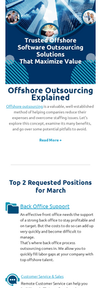Client Newsletter Email
