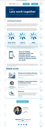 Cold/Nurture Lead Template