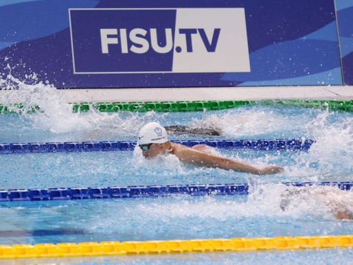 拿坡里世大運》女子50蝶 黃渼茜26.99秒游進決賽