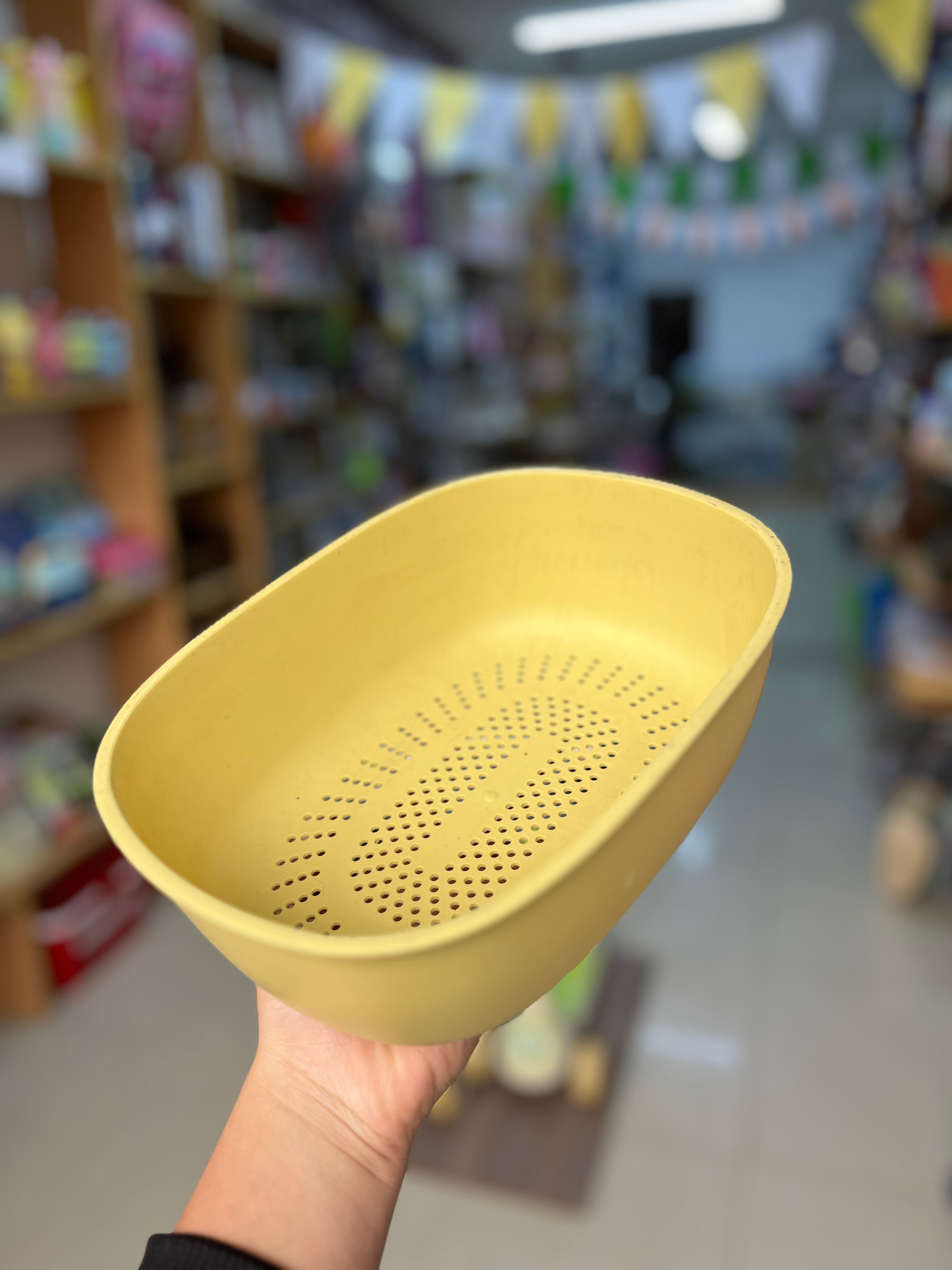 Cesto Para Fruta Colador Ovalado