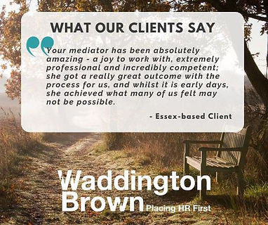 Workplace Mediation Client Testimonial