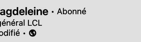 Bienvenue Mr Magdeleine