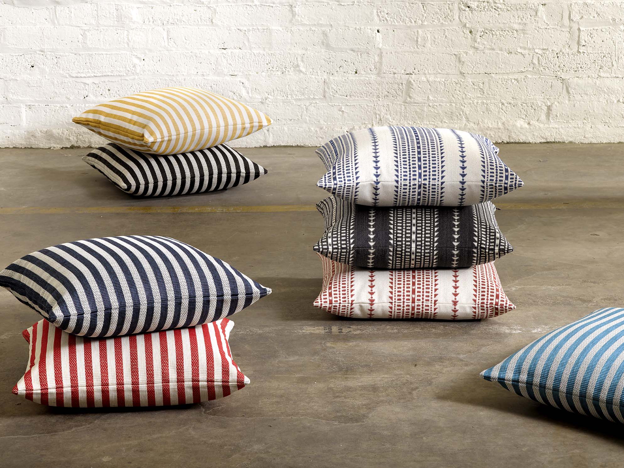 Riviera Stripe and Meridian Stripe
