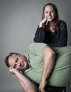 Pops and I being goofy