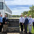 group photo of Senator Angus King visiting the York County Regional Training Center