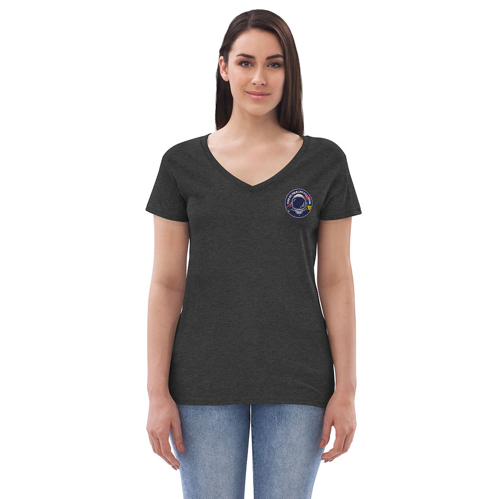Thumbnail: Women’s recycled v-neck t-shirt