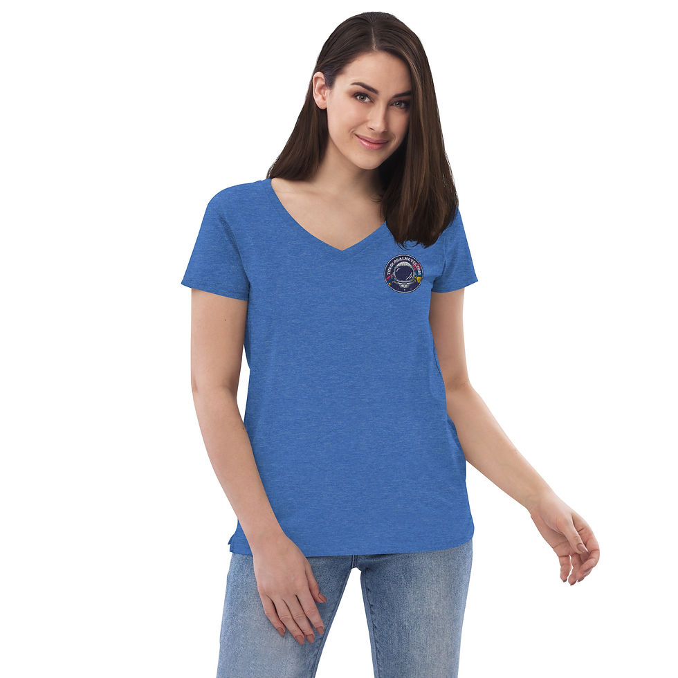 Thumbnail: Women’s recycled v-neck t-shirt
