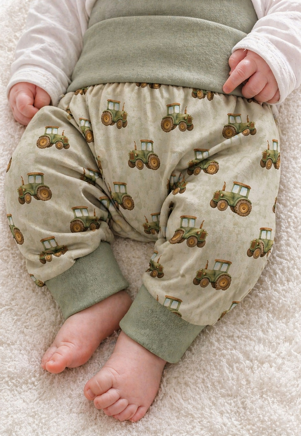 Miniaturbild: Lange Hose Baumwolljersey Ballerina Mäuschen mint