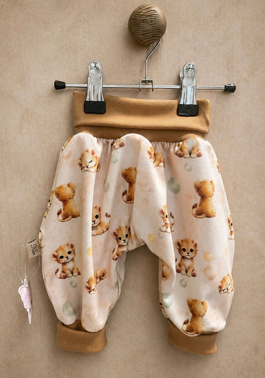 Miniaturbild: Lange Hose Baumwolljersey Feuerwehr vintage blau