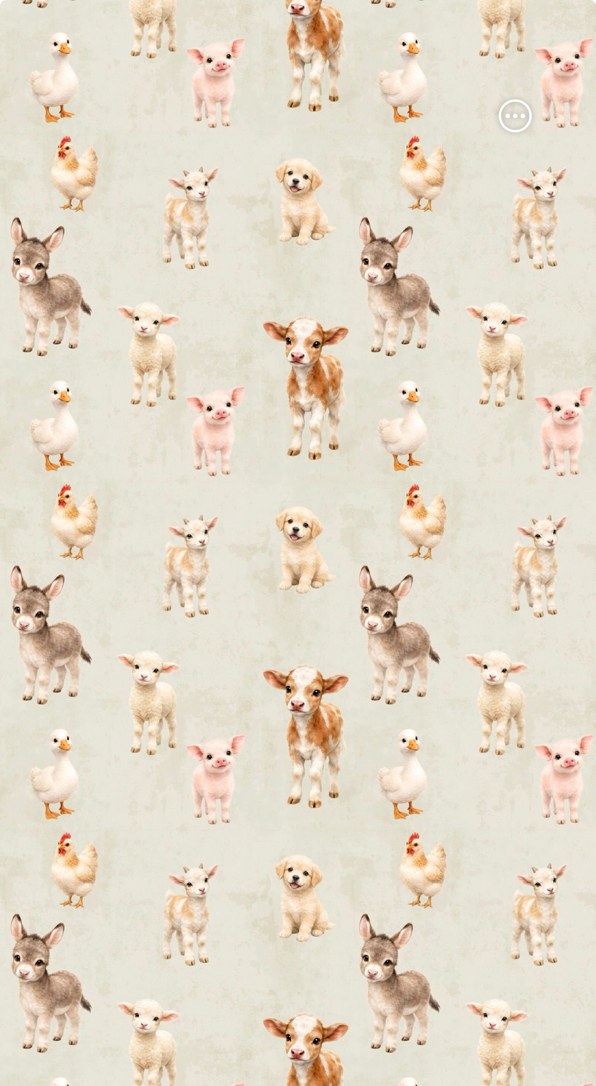 Lange Hose Baumwolljersey Bauernhoftiere grün