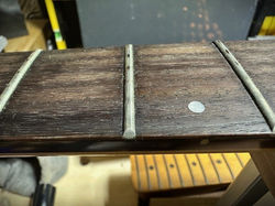 Fret polish before