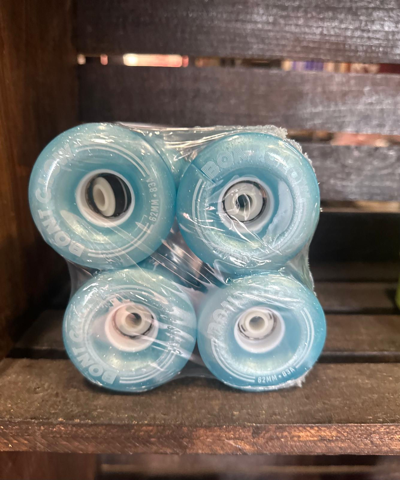 Bont Glow Light Up LED Outdoor Wheels, 4 Pack