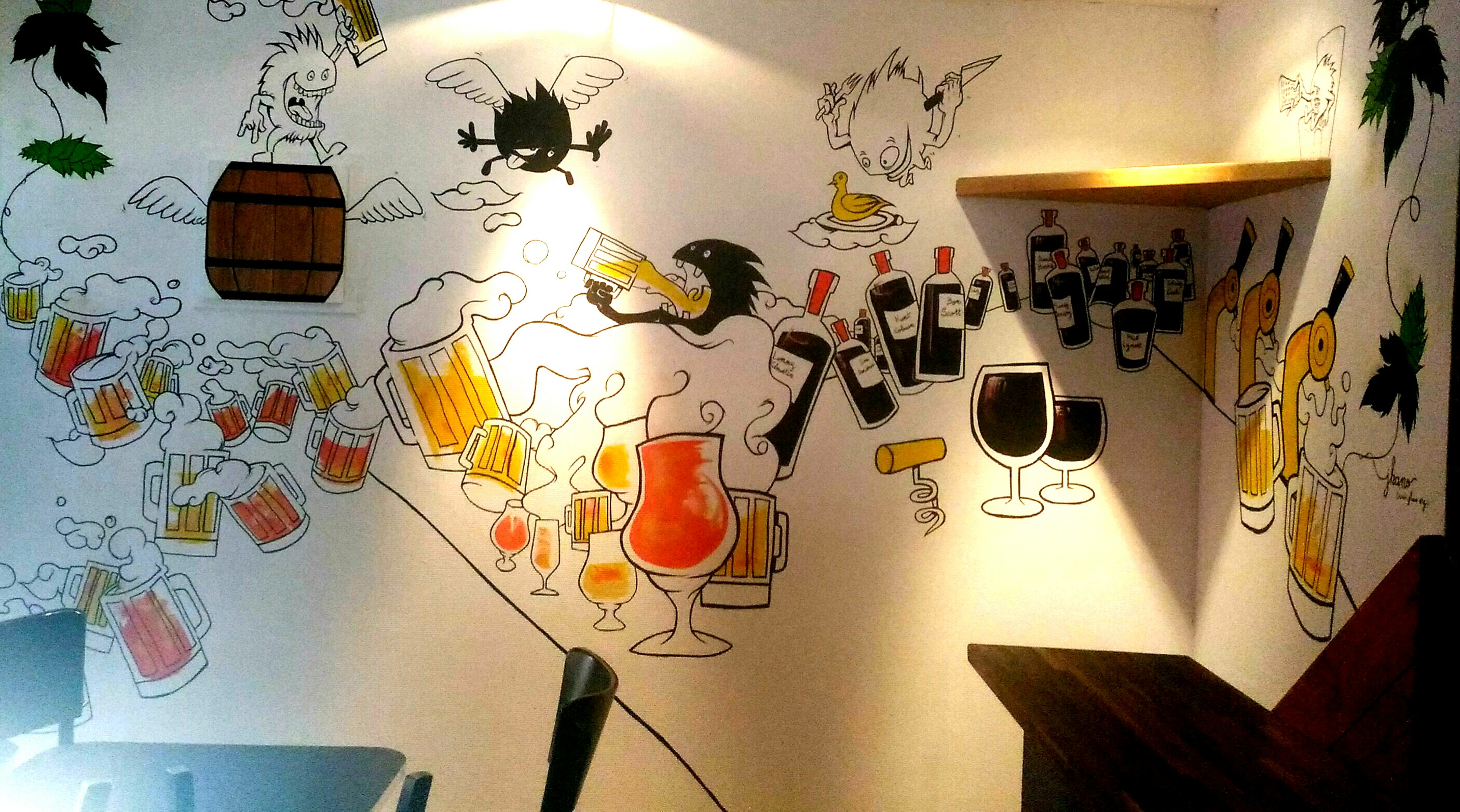 Fresque Au Poêle de la Bête