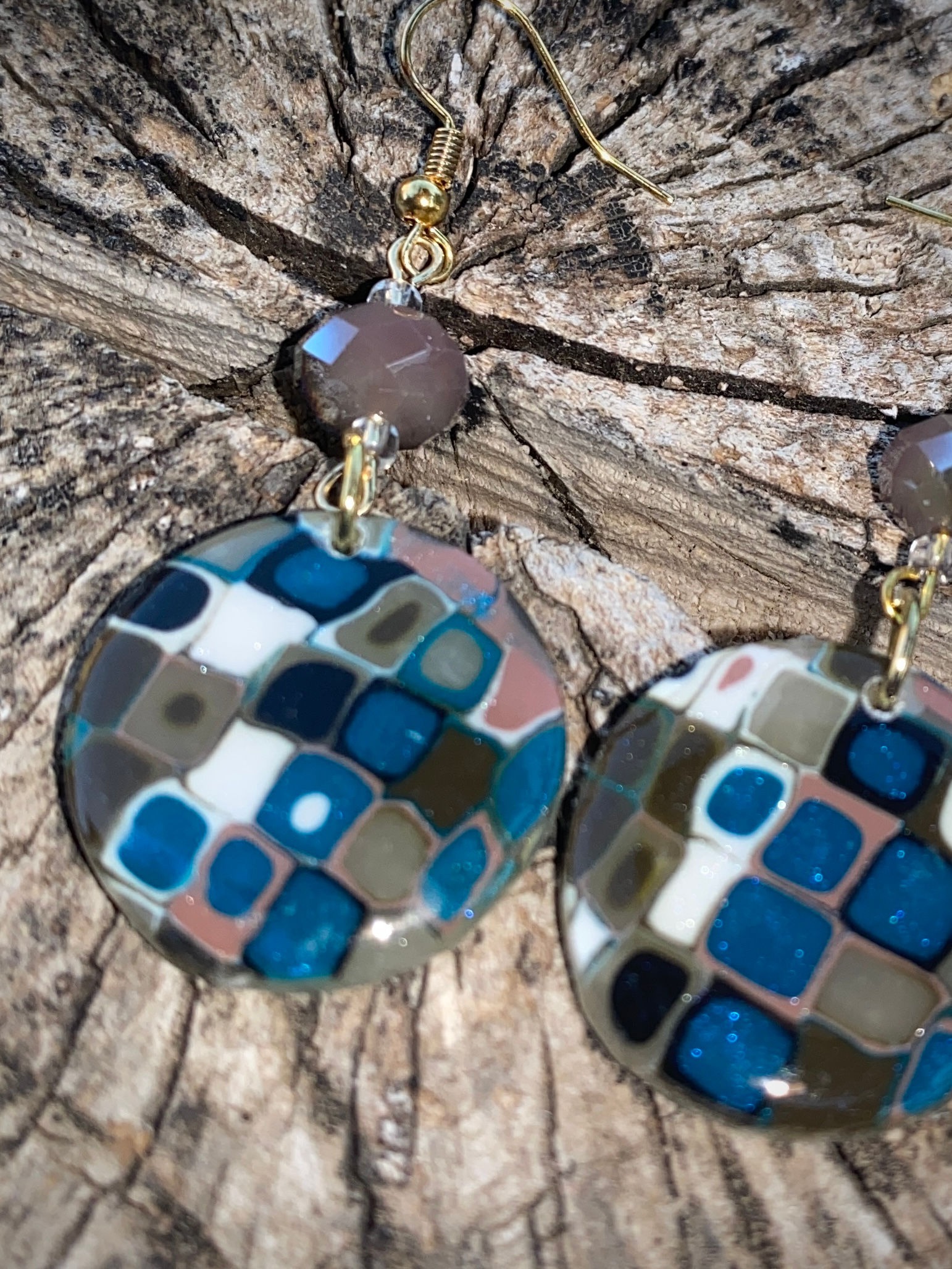 Circle  Stain Glass Multicolor