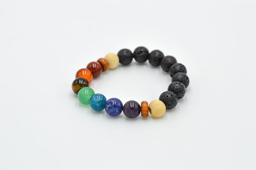 Miniature : Bracelet 7 pierres - Collection Bois