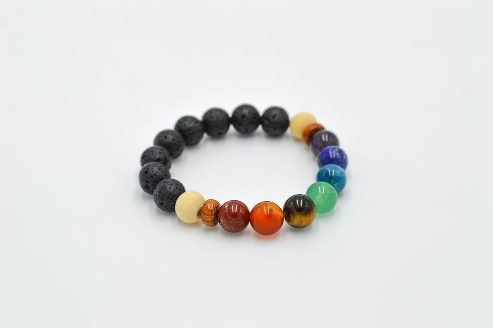 Miniature : Bracelet 7 pierres - Collection Bois