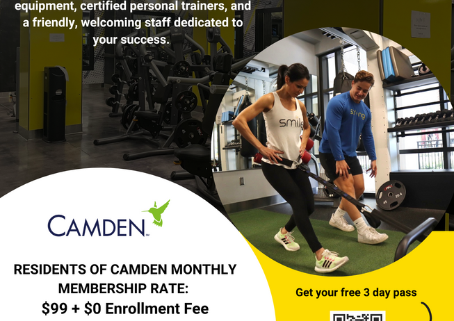 Purlife Fitness Center promotional flyer