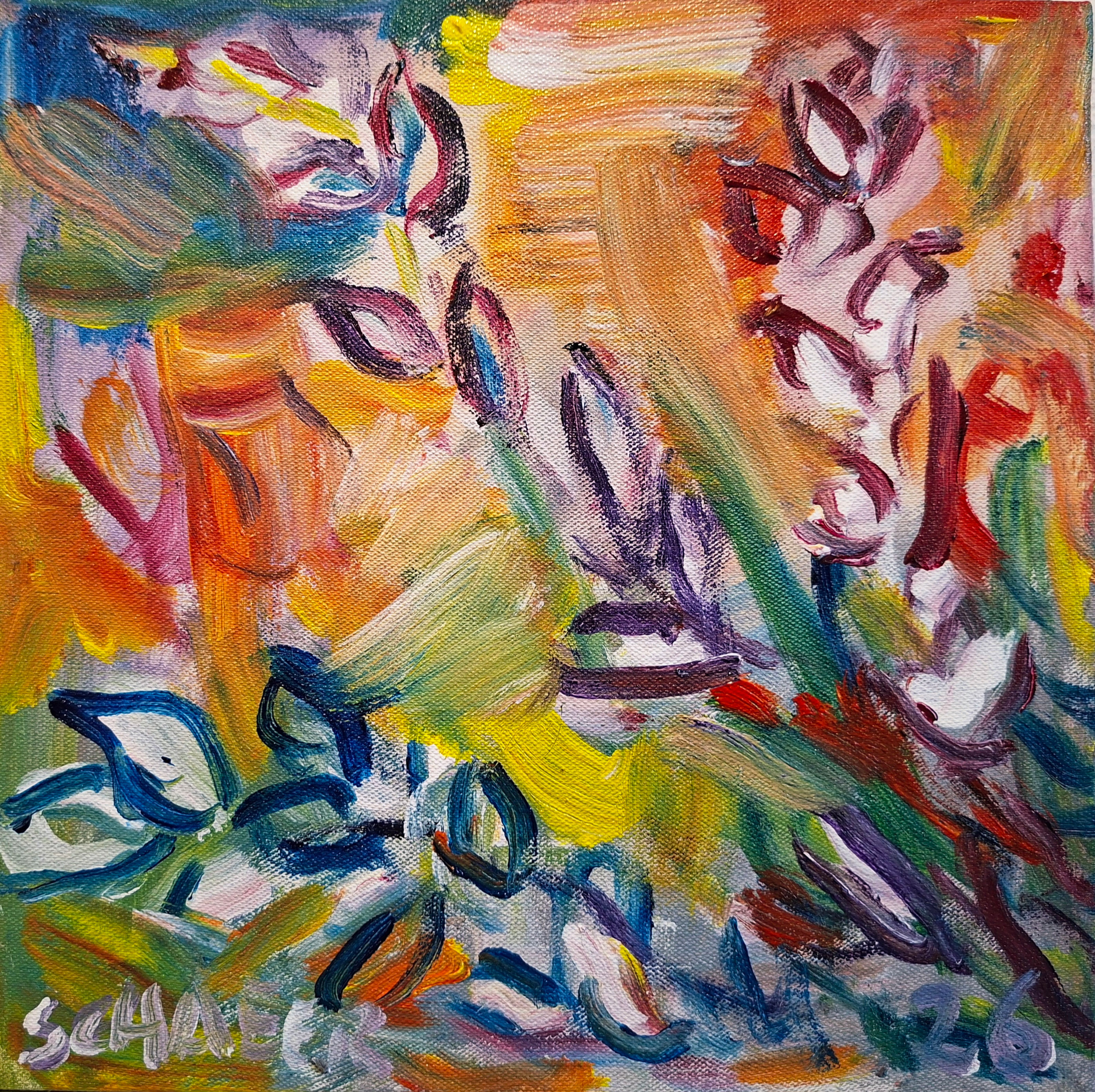 Pequenos lirios 20x20 cm 