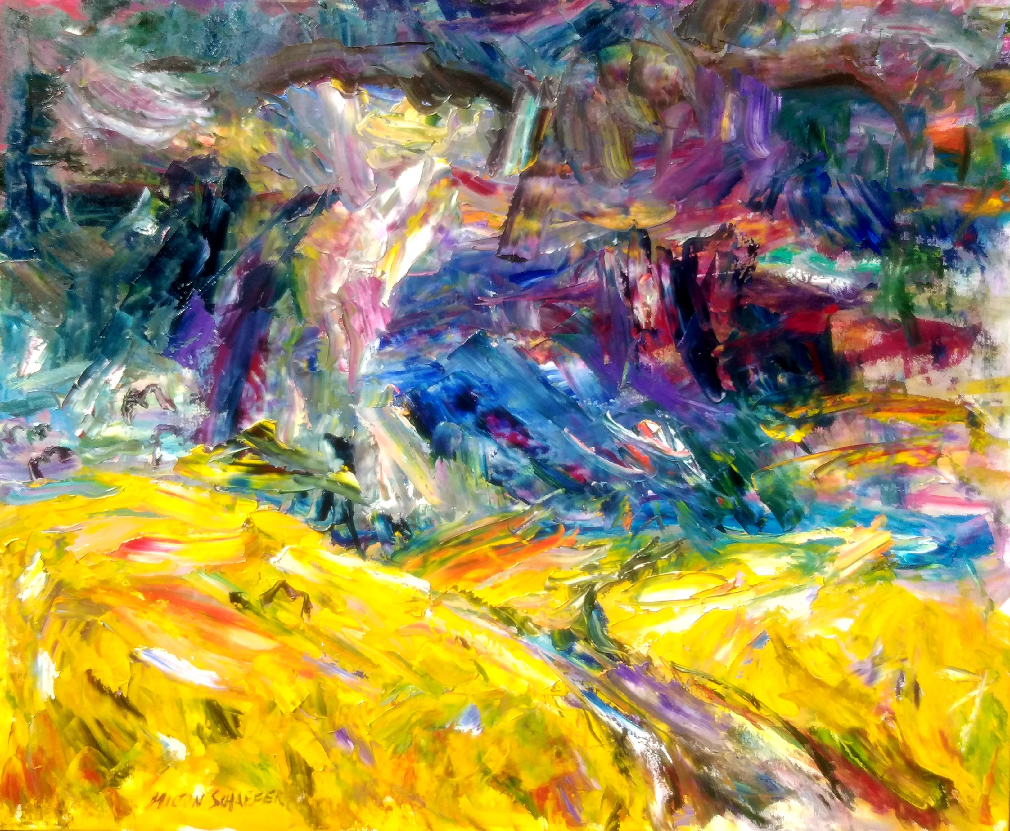 Tormenta no trigal 90x75 cm