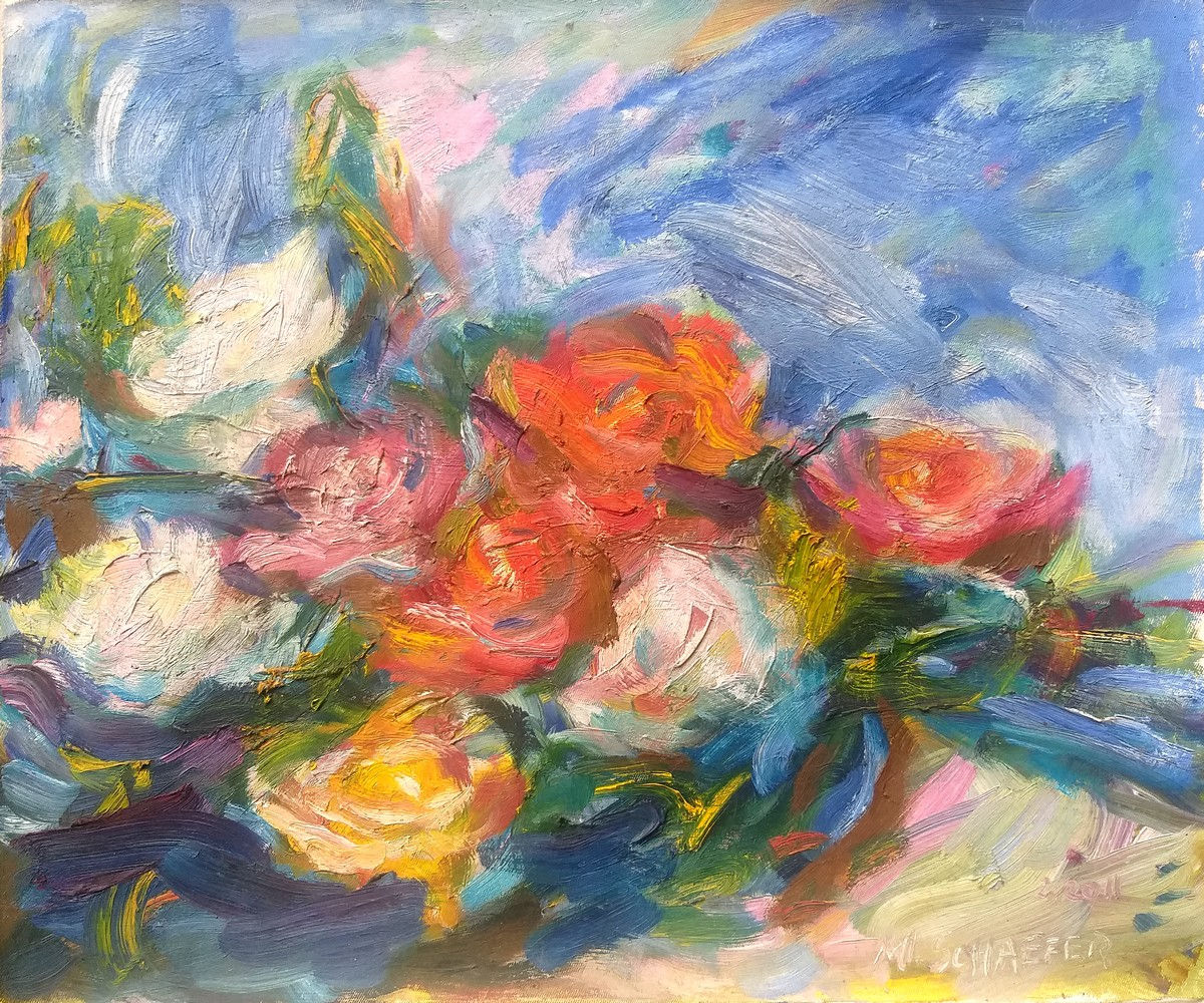 Novas flores 60x50 cm