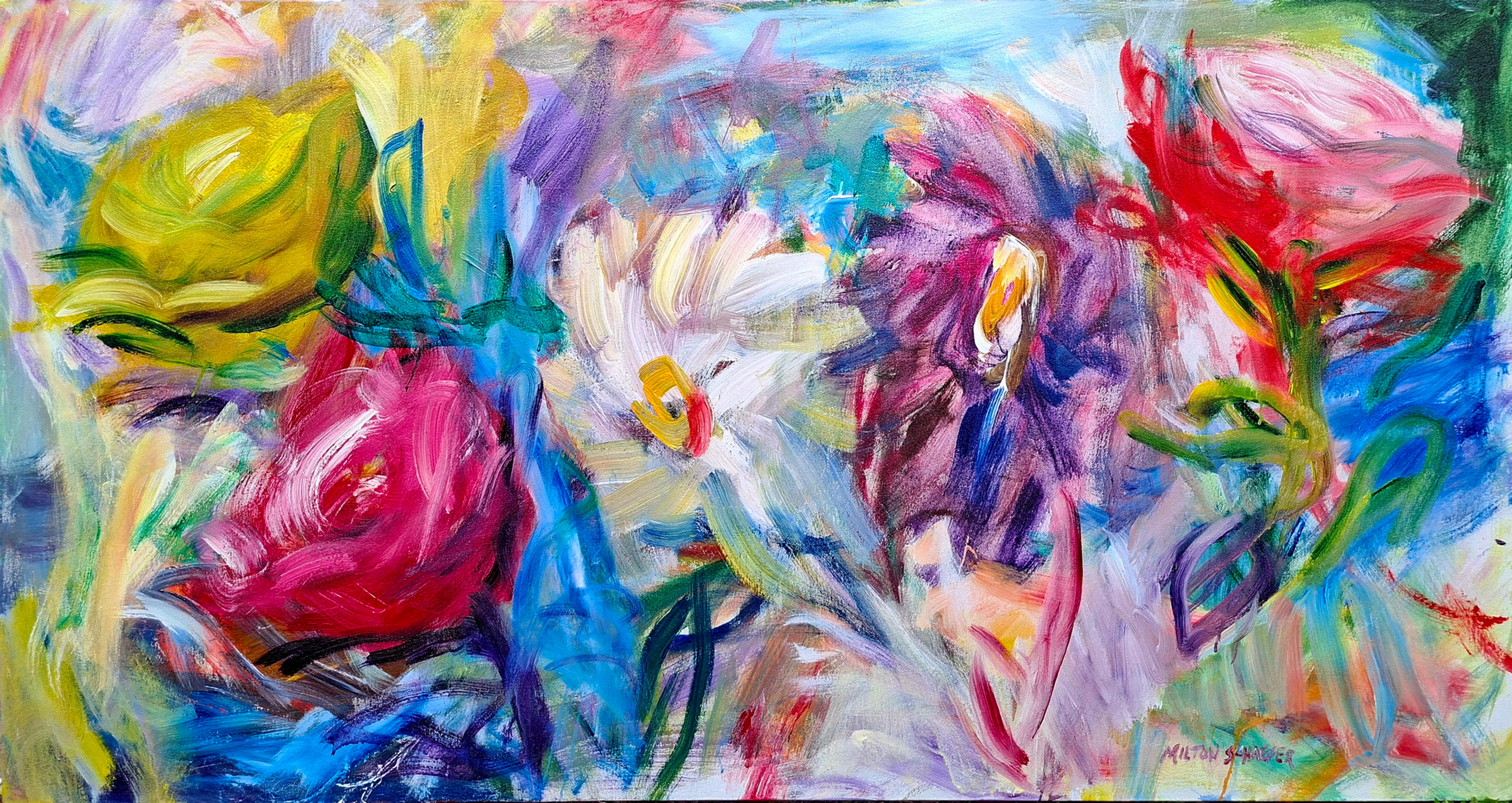 Série Floral decor 150x80 cm