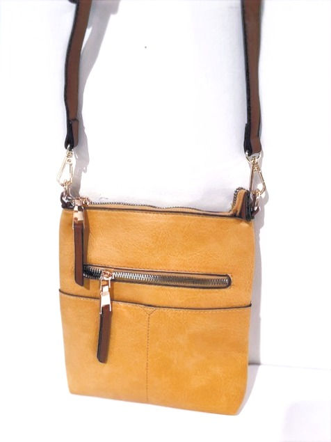 Mustard Color Crossbody Bag