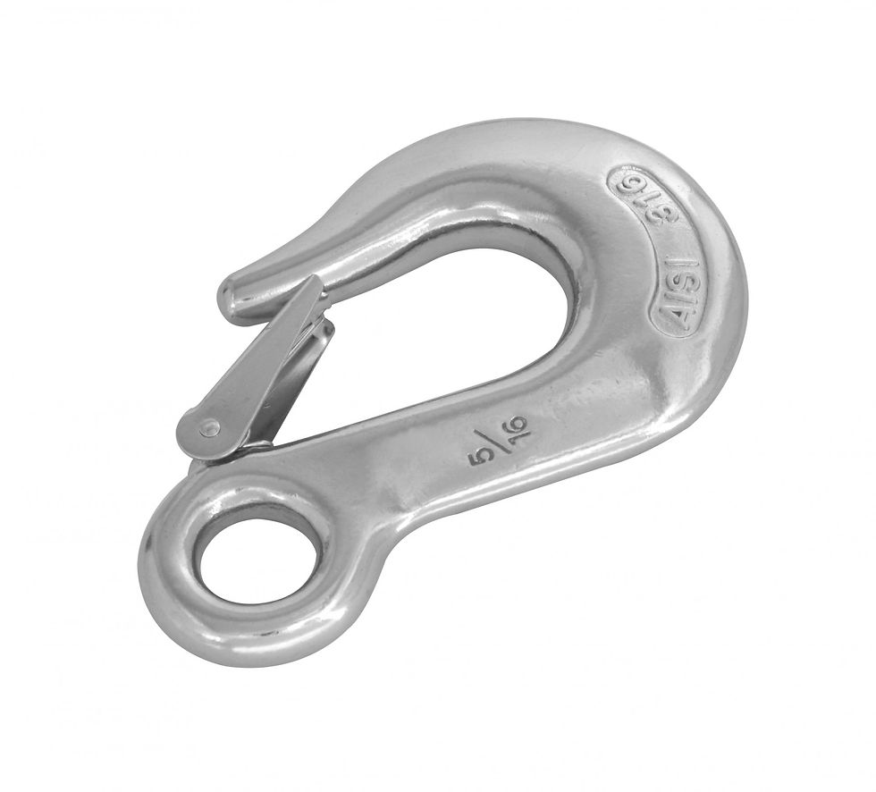 Slip Hook (Eye End with Safety Latch)