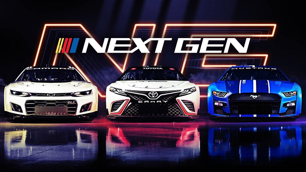 NASCAR Next Gen Lineup